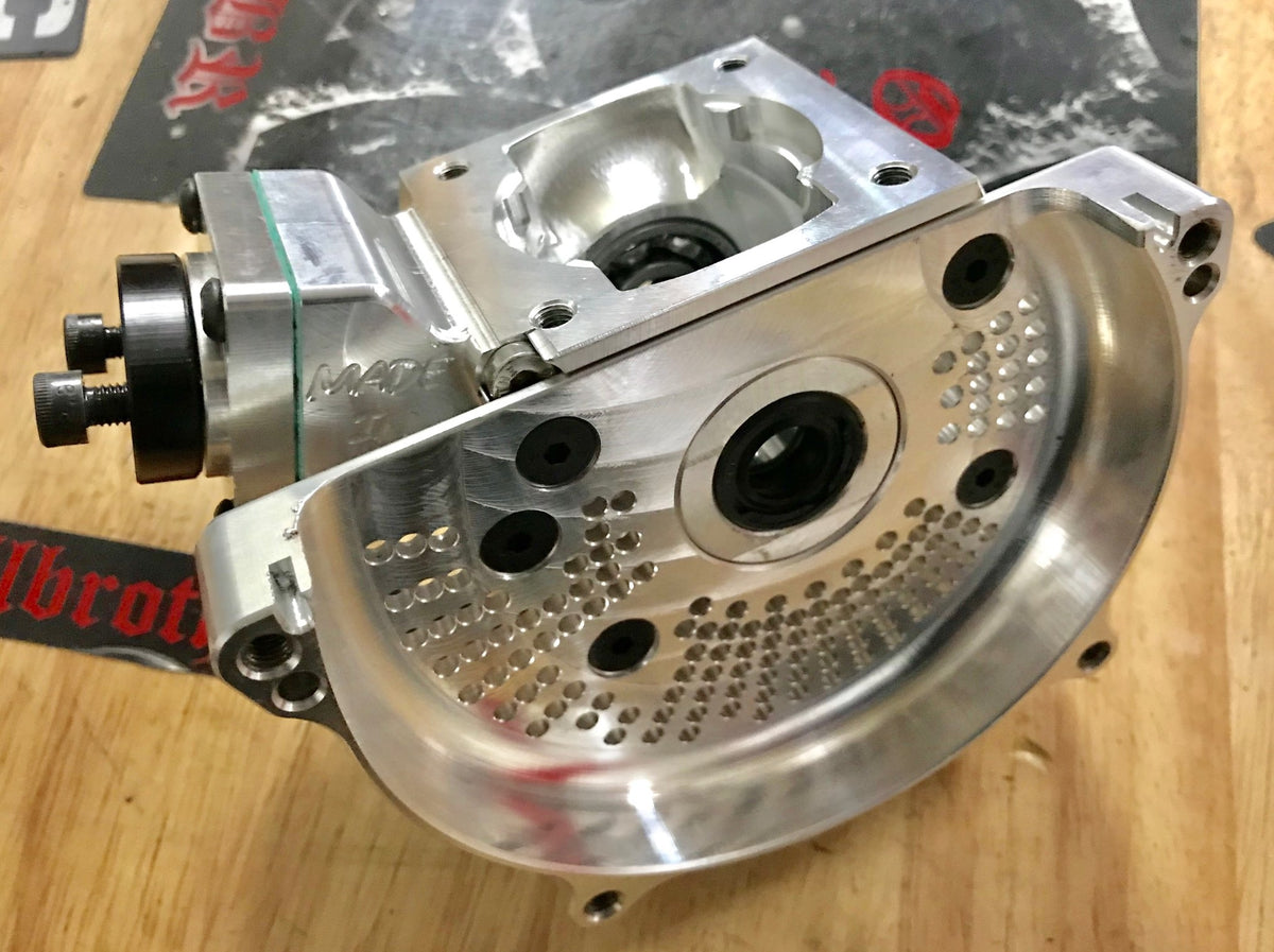 6305 - V2 TR/OBR 4 Bolt G320RC / G340RC Reed Case Complete With Bearin ...